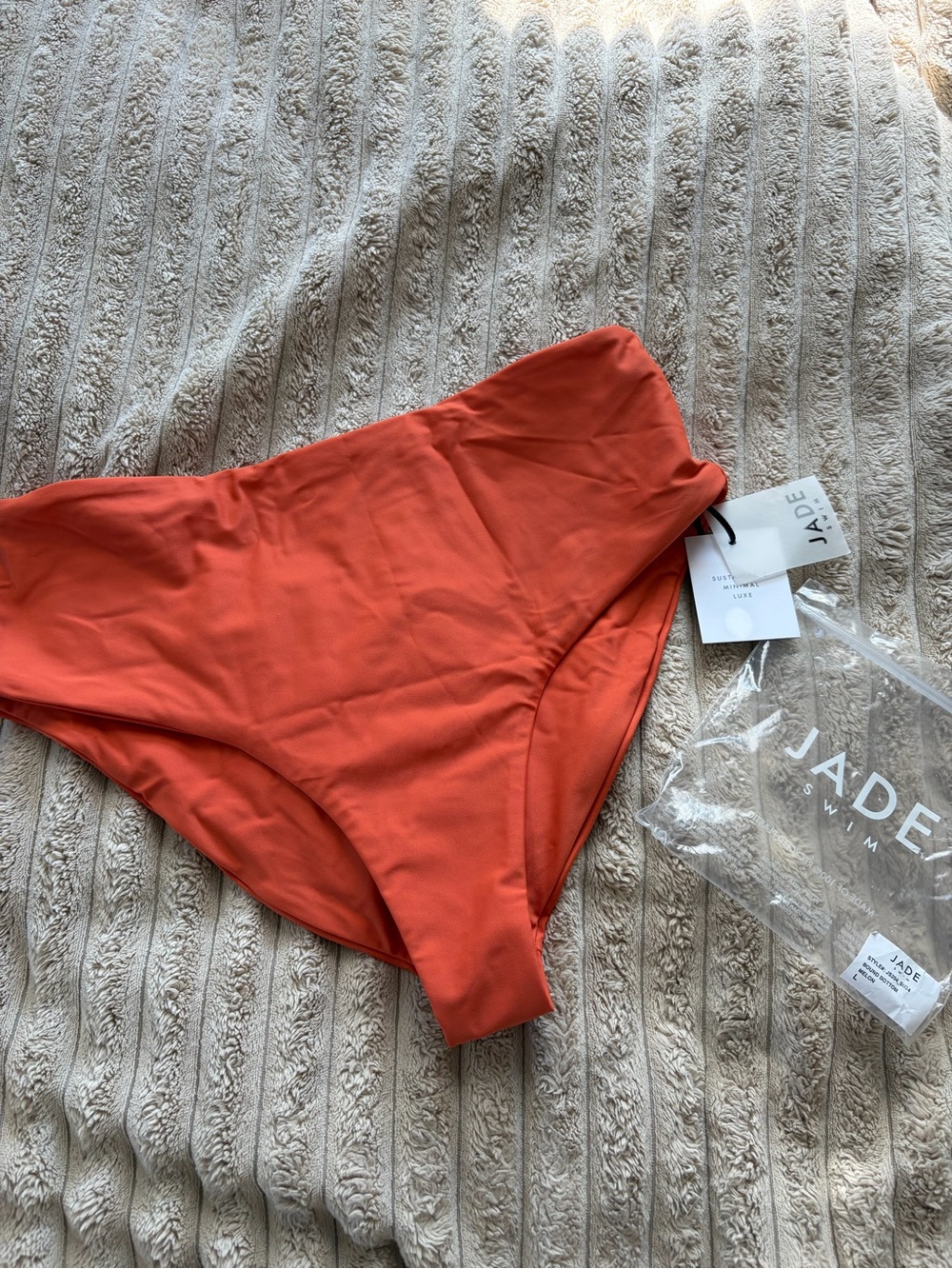 NEW Jade Swim Bound Bikini Bottom - Orange